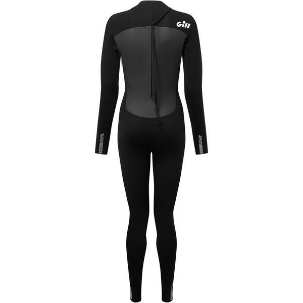 2025 Gill Womens Pursuit 4/3mm Back Zip Wetsuit 5029W - Black